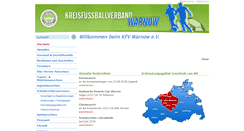 Desktop Screenshot of kfv-warnow.de
